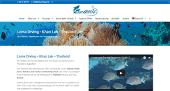 Desktop Screenshot of loma-diving.com