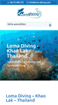 Mobile Screenshot of loma-diving.com